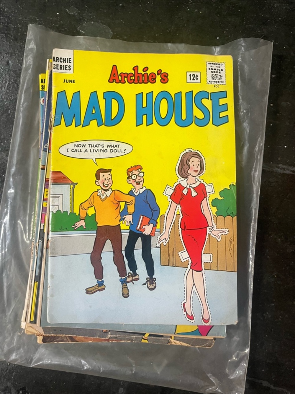 Archie's Mad House Comic Book - Yellow Cover